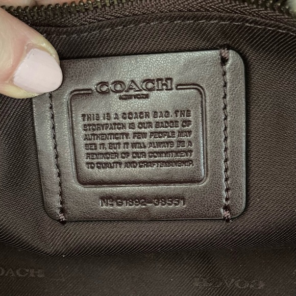 Coach Small Dreamer Satchel Bag in Oxblood - Picture 11 of 12